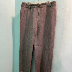 Ann Taylor LOFT herringbone Laura dress pant 2P